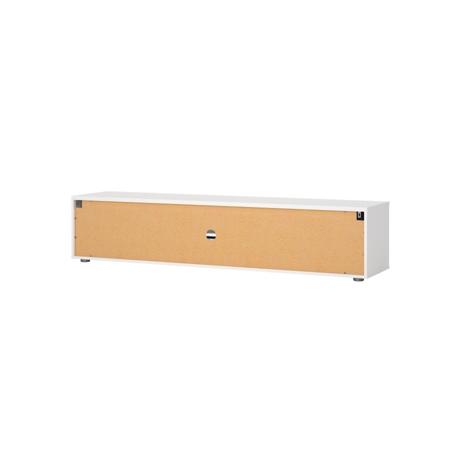 TVILUM Media TV-bord, m. 2 lger og 1 skuffe - hvid folie/spnplade (177.2x39.8)