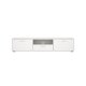 TVILUM Media TV-bord, m. 2 lger og 1 skuffe - hvid folie/spnplade (177.2x39.8)