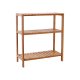 SONGMICS BCB33Y bambusreol til badev�relse/k�kken/skohylde, 60 x 26 x 66 cm. Ideel til badev�relset, stuen, gangen, k�kkenet eller altanen.