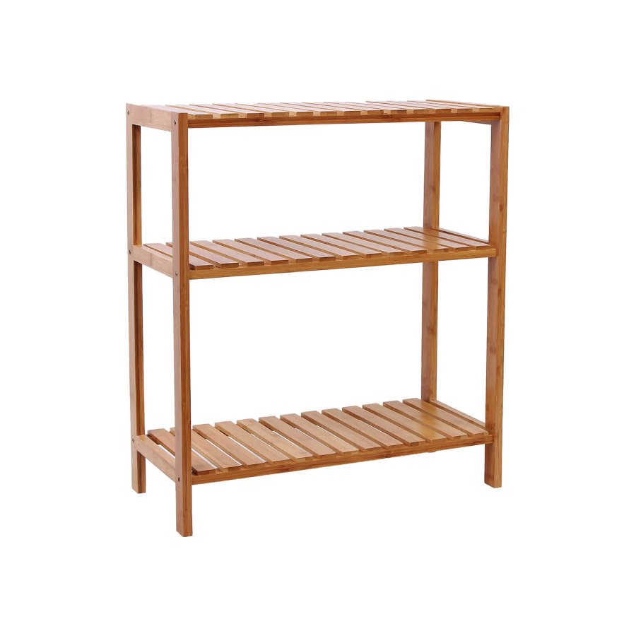 SONGMICS BCB33Y bambusreol til badev�relse/k�kken/skohylde, 60 x 26 x 66 cm. Ideel til badev�relset, stuen, gangen, k�kkenet eller altanen.