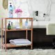 SONGMICS BCB33Y bambusreol til badev�relse/k�kken/skohylde, 60 x 26 x 66 cm. Ideel til badev�relset, stuen, gangen, k�kkenet eller altanen.