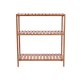 SONGMICS BCB33Y bambusreol til badev�relse/k�kken/skohylde, 60 x 26 x 66 cm. Ideel til badev�relset, stuen, gangen, k�kkenet eller altanen.