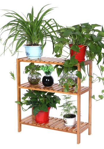 SONGMICS BCB33Y bambusreol til badev�relse/k�kken/skohylde, 60 x 26 x 66 cm. Ideel til badev�relset, stuen, gangen, k�kkenet eller altanen.
