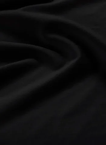 MICADONI Mamaia benk,, 2 seter, rektangulr - svart flyel og gullmetall (62x133x41)