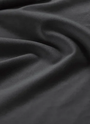 MICADONI Bellis Bettrahmen, mit Kopfteil und Lattenrost - grauer Samt und schwarzer Kunststoff (180x200)