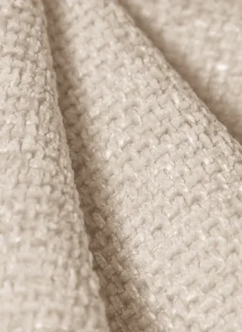 MICADONI Miley sjeselong, venstre - beige chenille og svart plast (150x95x70)
