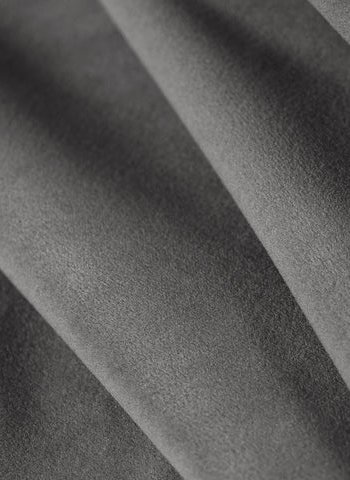 MICADONI Miley sjeselong, venstre - gr flyel og svart plast (150x95x70)