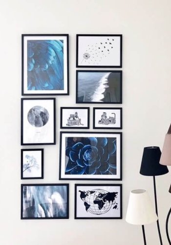 KARE DESIGN Fleksibel Mokka Cinque gulvlampe - flerfarget stoff og stl