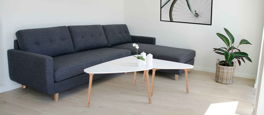 HOUSE NORDIC Caor kurv - flettet cuburotting, rund, m. hndtak (sett m. 4)