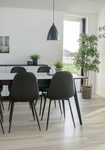 HOUSE NORDIC Caor kurv - flettet cuburotting, rund, m. hndtak (sett m. 4)