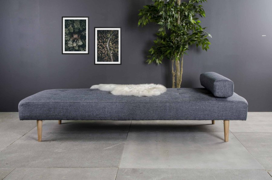 HOUSE NORDIC lammeskinn - grtt, ekte New Zealand-skinn (85x50)