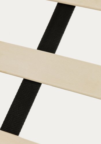 KAVE HOME Nahiri sengeramme, m. opbevaring - gr� stof (til en 150 x 200 cm madras)