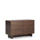 KAVE HOME Norlen kommode, m. 6 skuffer - brun valn�ddefiner
