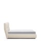KAVE HOME Dafra sengeramme, m. opbevaringsbund og aftageligt madrasbetr�k - beige chenille (160x200)