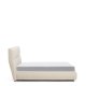 KAVE HOME Dafra sengeramme, m. opbevaringsbund og aftageligt madrasbetr�k - beige chenille (180x200)