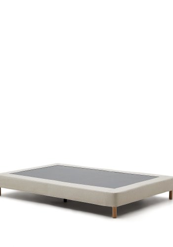 KAVE HOME Ofelia sengebunn - beige avtagbart trekk og bketre (for en 90x200cm madrass)