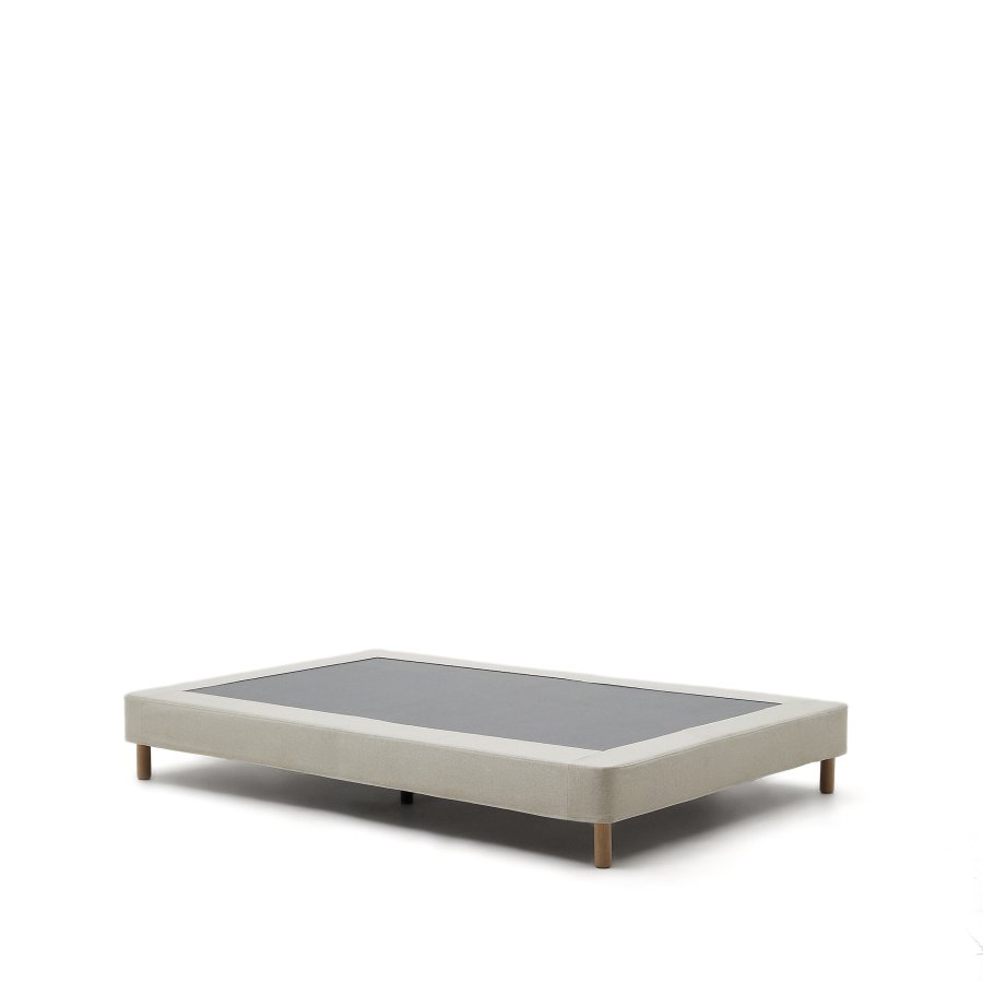 KAVE HOME Ofelia sengebunn - beige avtagbart trekk og bketre (for en 90x200cm madrass)