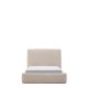 KAVE HOME Beige blokkseng med avtagbart trekk til madrass 90 x 200 cm FSC Mix Credit