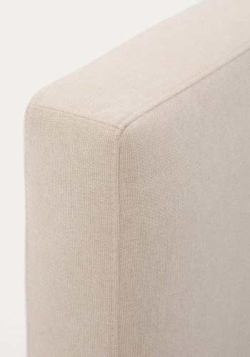 KAVE HOME Beige blokkseng med avtagbart trekk til madrass 90 x 200 cm FSC Mix Credit