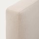 KAVE HOME Beige blokkseng med avtagbart trekk til madrass 90 x 200 cm FSC Mix Credit