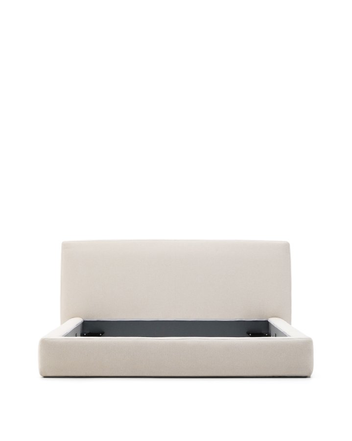 KAVE HOME Betr�k til den beige Blok-seng - ecru stof (til en madras p� 180 x 200 cm)