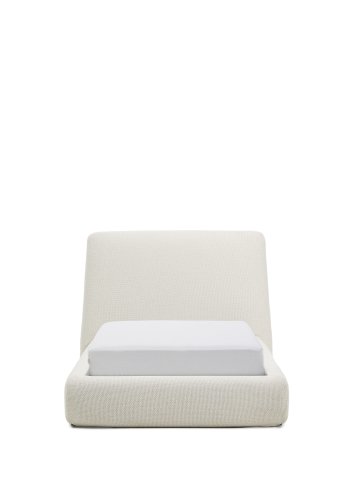 KAVE HOME Martina sengeramme, m. aftageligt betr�k - ecru chenille (til madras 90 x 200 cm)