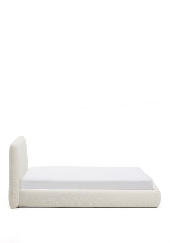 KAVE HOME Martina sengeramme, m. aftageligt betr�k - ecru chenille (til madras 90 x 200 cm)