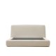 KAVE HOME Martina sengeramme, med sengegavl - off-white bouclé avtagbart trekk (160x200)
