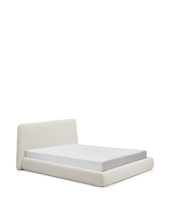 KAVE HOME Martina sengeramme, m. aftageligt betr�k - ecru chenille (til madras 160 x 200 cm)