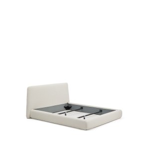 KAVE HOME Martina sengeramme, m. aftageligt betr�k - ecru chenille (til madras 160 x 200 cm)