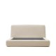 KAVE HOME Martina sengeramme, med sengegavl - off-white bouclé avtagbart trekk (180x200)