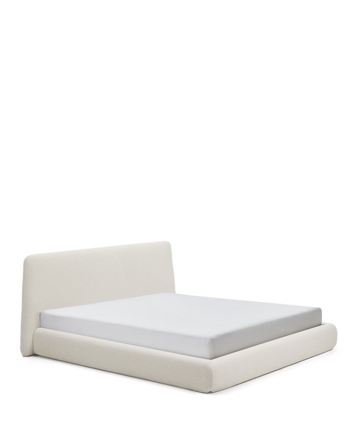 KAVE HOME Martina sengeramme, m. aftageligt betr�k - ecru chenille (til madras 180 x 200 cm)