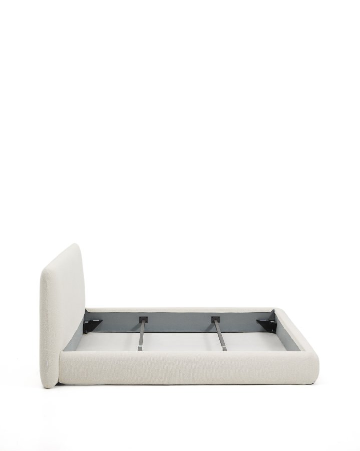 KAVE HOME Martina sengeramme, m. aftageligt betr�k - ecru chenille (til madras 180 x 200 cm)