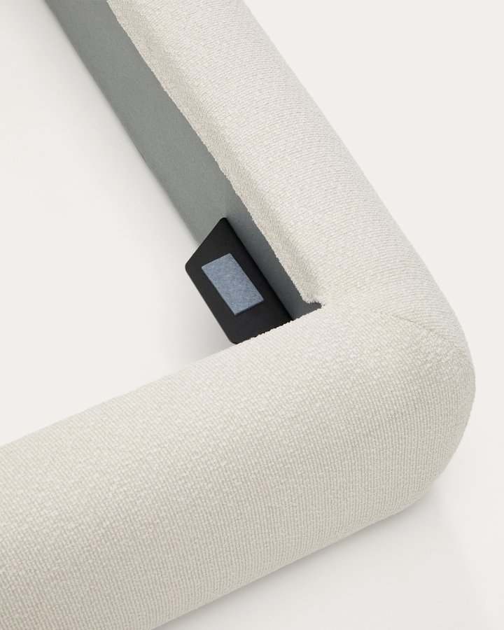 KAVE HOME Martina sengebetr�k - ecru chenille (til madras 90 x 200 cm)