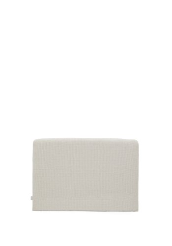 KAVE HOME Valma sengegavl, m. aftageligt betr�k - perlemor chenille (til seng 90 x 200 cm)