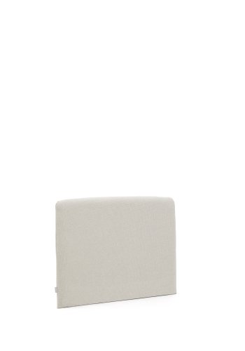 KAVE HOME Valma sengegavl, m. aftageligt betr�k - perlemor chenille (til seng 90 x 200 cm)