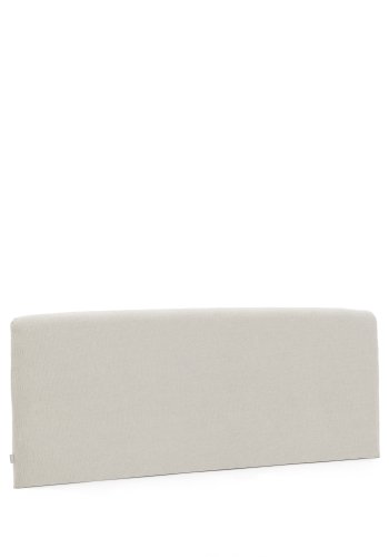 KAVE HOME Valma sengegavl, m. aftageligt betr�k - perlemor chenille (til seng 160 x 200 cm)