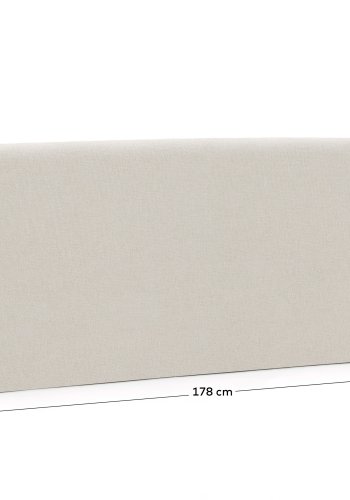 KAVE HOME Valma sengegavl, m. aftageligt betr�k - perlemor chenille (til seng 160 x 200 cm)