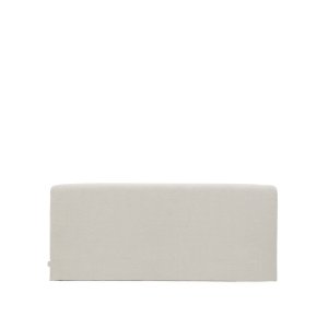 KAVE HOME Valma sengegavl, m. aftageligt betr�k - perlemor chenille (til seng 180 x 200 cm)