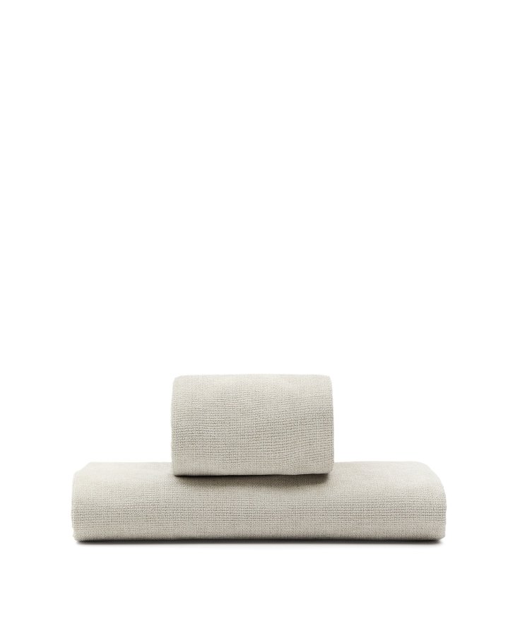 KAVE HOME Trekk i perlemorfarget chenille til Valma-sengen for en madrass p 180 x 200 cm