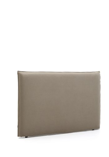 KAVE HOME Jaira sengegavl, aftageligt betr�k - taupe h�r og bomuld (til senge op til 180 cm)