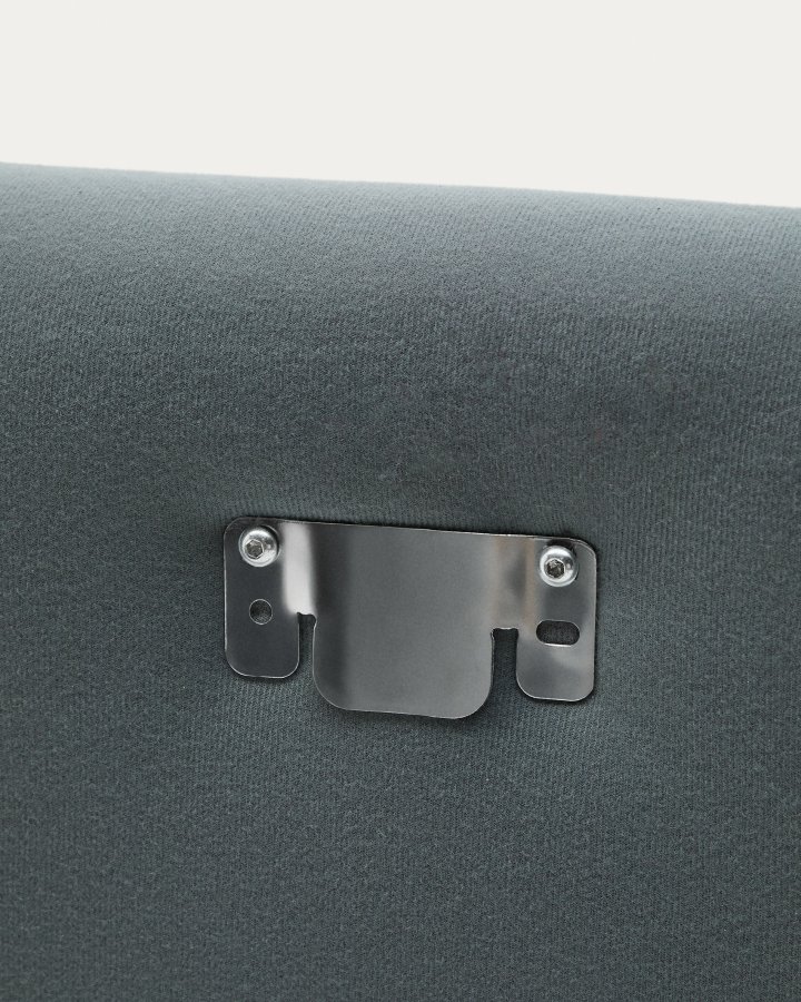 KAVE HOME Jaira sengegavl, aftageligt betr�k - taupe h�r og bomuld (til senge op til 180 cm)