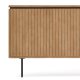 KAVE HOME Licia sengegavl - naturlig mangotre og jern (180x95)