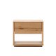 KAVE HOME Alguema nattbord, m. 1 skuff - naturlig eikefiner (60x50)