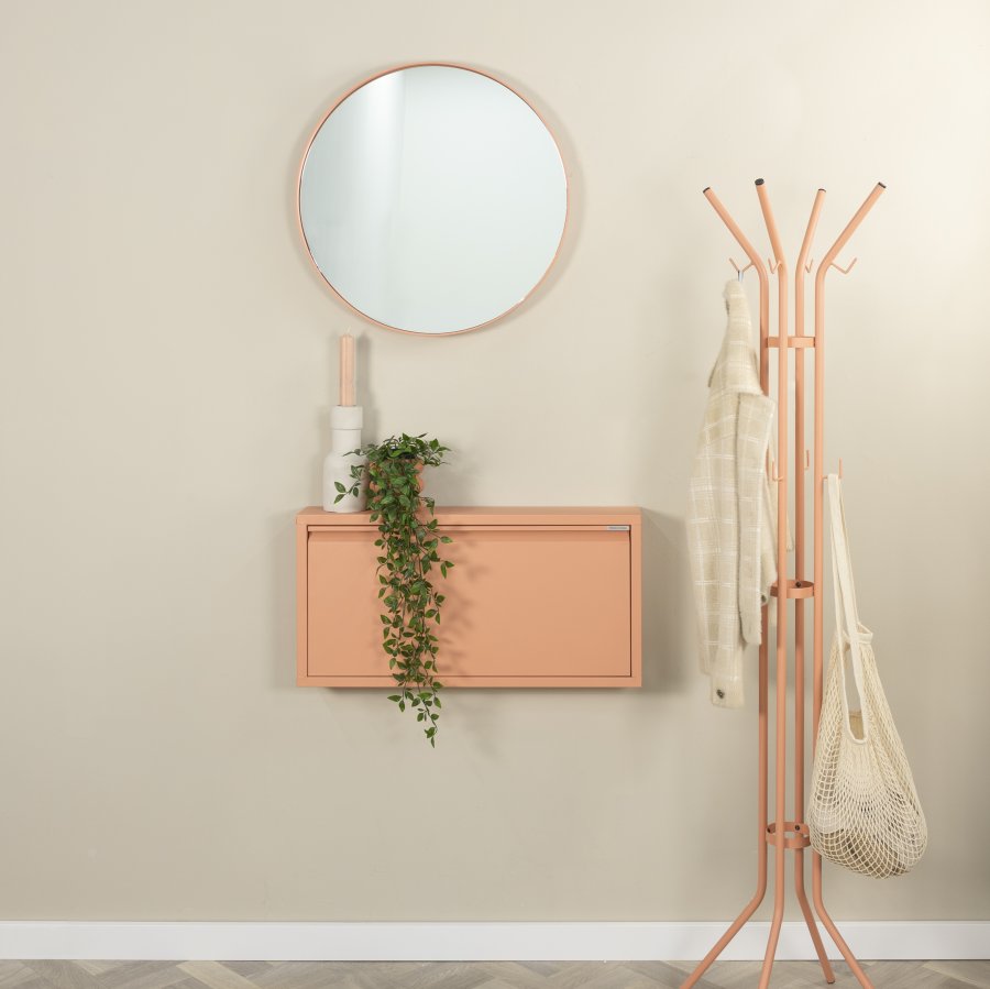 SPINDER DESIGN Billy 1 skoskap, m. 1 dr - leire terra stl