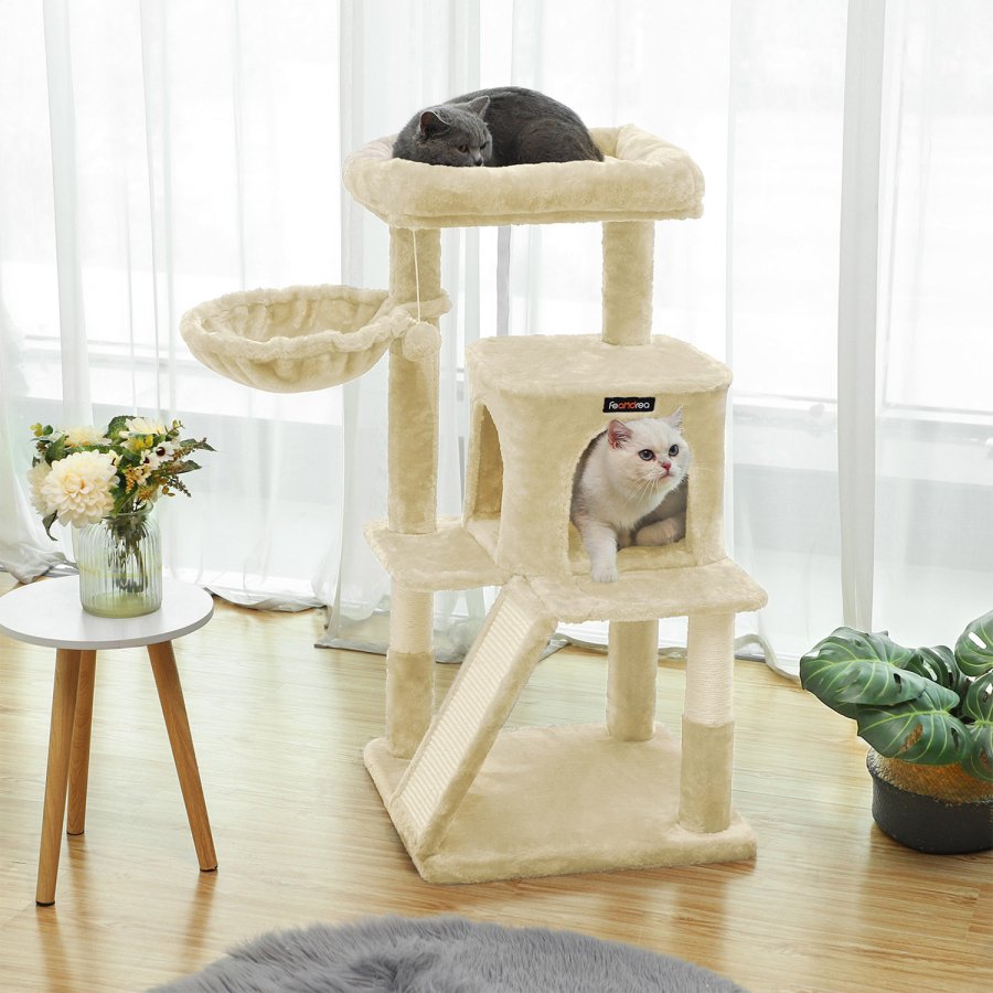 FEANDREA Kradsetr�, Kattet�rn, Bredere S�de til Store Katte, Beige PCT51M