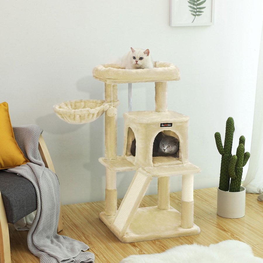 FEANDREA Kradsetr�, Kattet�rn, Bredere S�de til Store Katte, Beige PCT51M