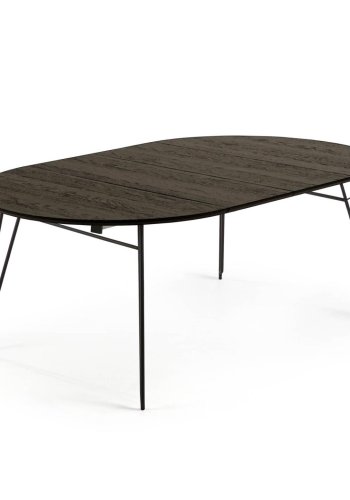 KAVE HOME Milian spisebord, m. 2 ekstra plater - asketre finish tre (120(200)