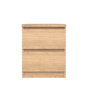 TVILUM Naia natbord, m. 2 skuffer - Jackson Hickory natur spnplade (40.4x50)