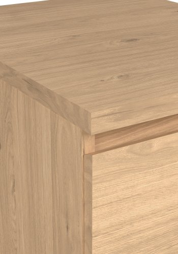 TVILUM Naia natbord, m. 2 skuffer - Jackson Hickory natur sp�nplade (40.4x50)